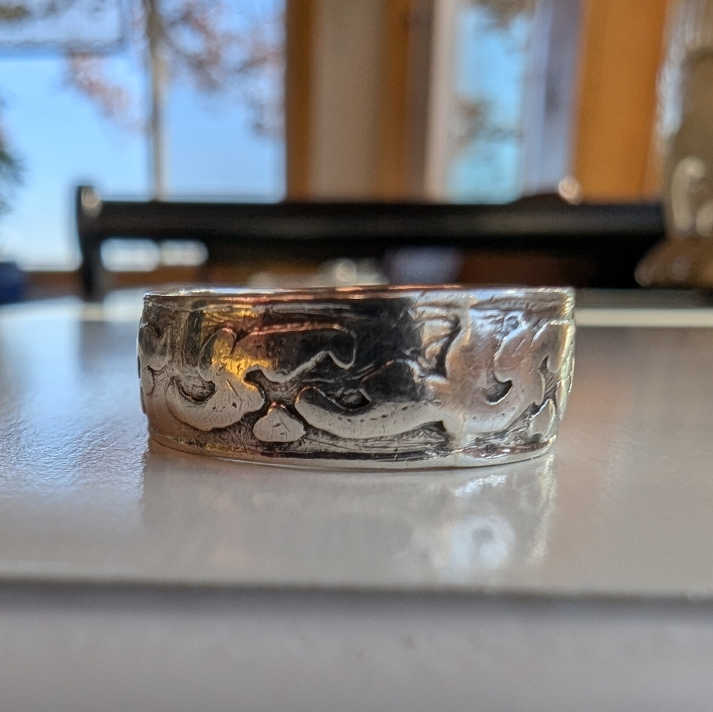 Vintage Siam Sterling Silver Ring 5.5